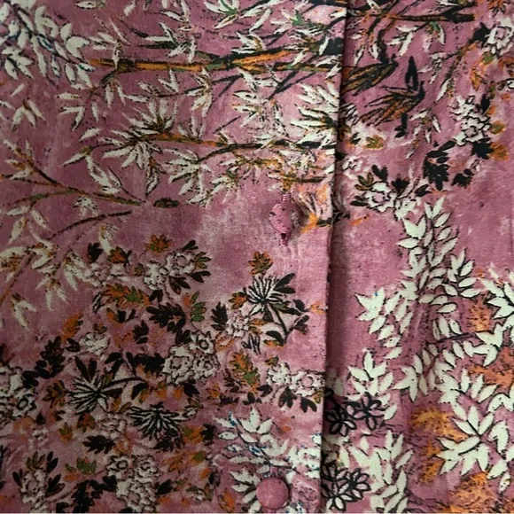 LOIS CLARABELLE OLD ROSE COMBO PRINTED SHIRT - Picture 6 of 10